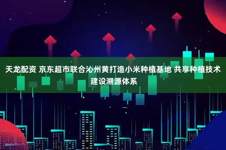 天龙配资 京东超市联合沁州黄打造小米种植基地 共享种植技术 建设溯源体系