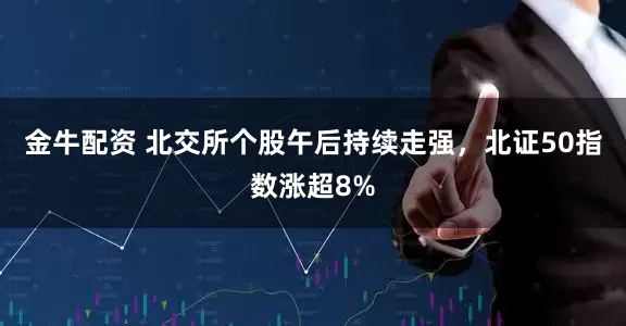 金牛配资 北交所个股午后持续走强，北证50指数涨超8%